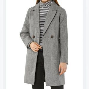 ALLEGRA K LIGHT GREY OUTERWEAR WINTER JACKET